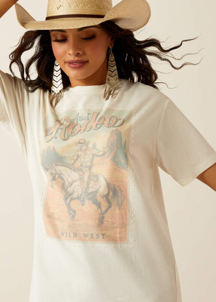 Ariat Rodeo SS T-Shirt Cloud Dancer