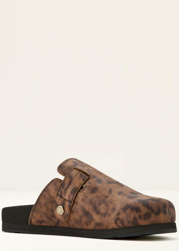 Ariat Country Mule Leopard Suede