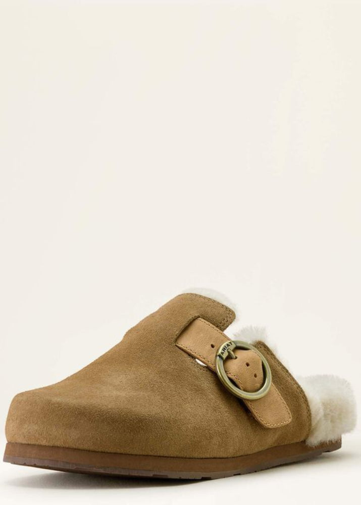 Ariat Country Mule Sherpa Ranch Brown Suede