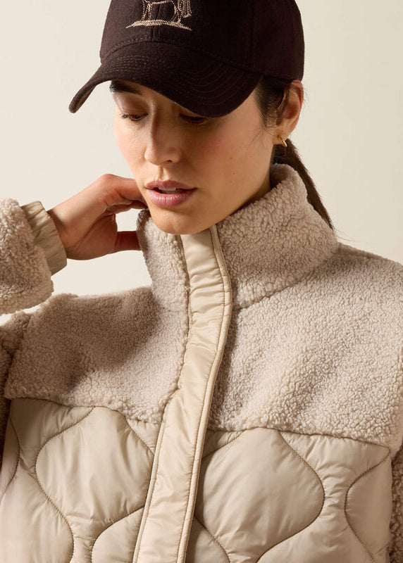 Ariat Sherpuff Jacket Chateau Grey