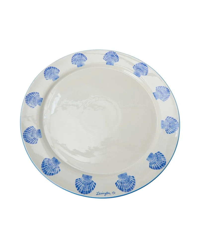 Lexington Stoneware Platter White/Blue