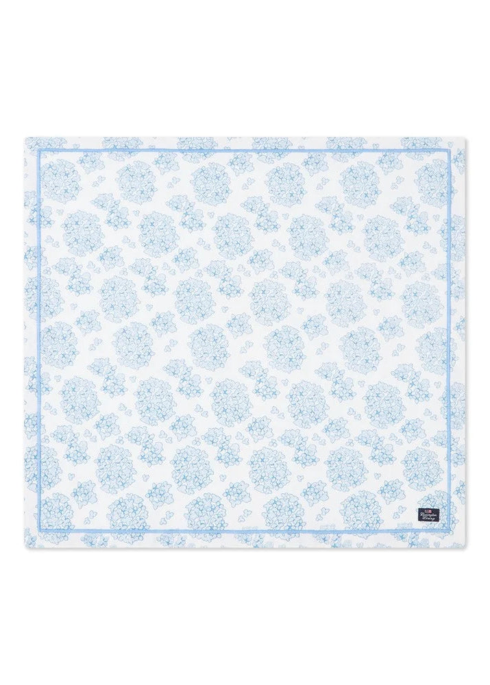 Lexington Floral Print Org Cotton Napkin BL/WH