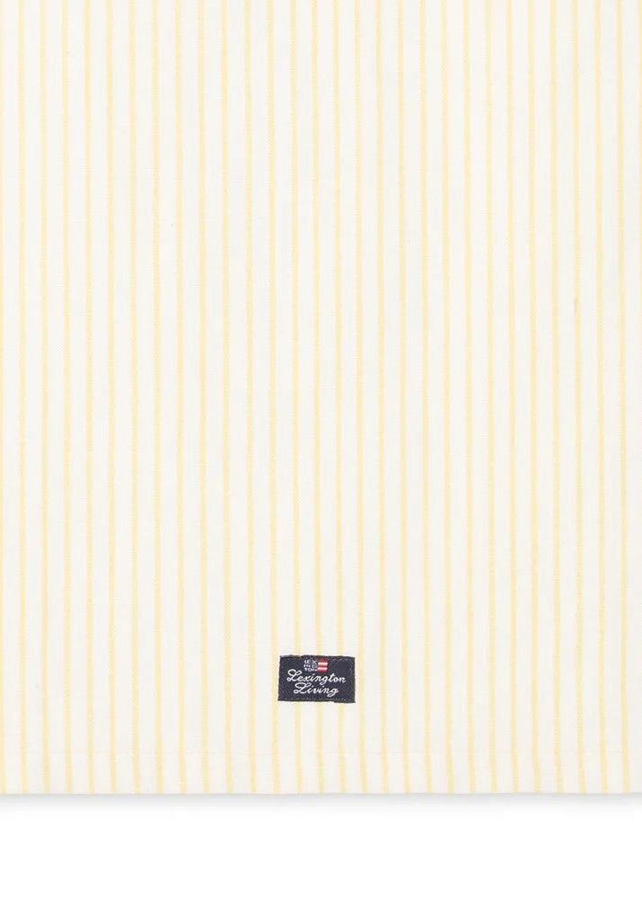 Lexington Striped Linen/Cotton Kitchen Towel YE/W