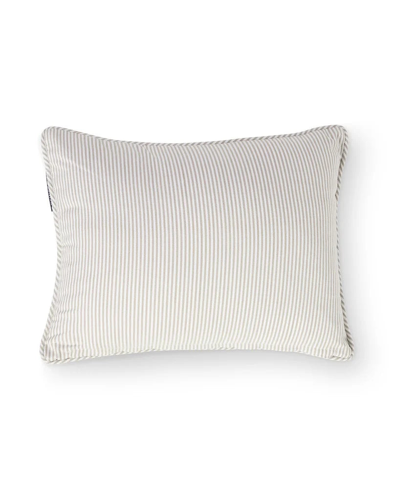 Lexington Striped org CottonPillow BE/WH 40*30