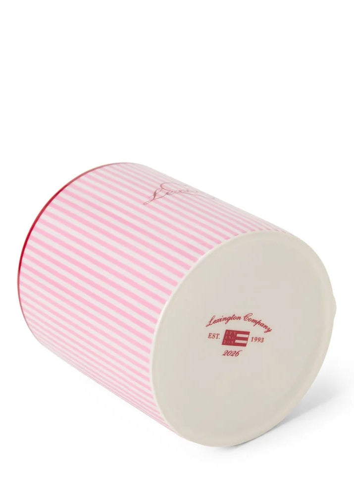 Lexington Valentine´s Stoneware Mug Pink/Wh/Red