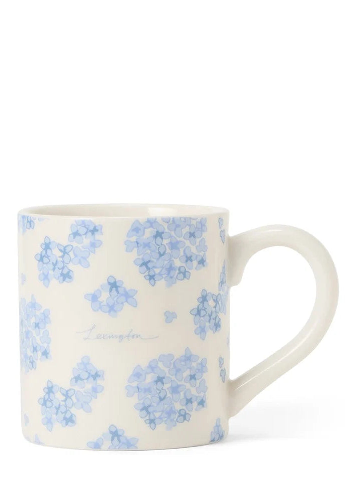 Lexington Floral Stoneware Mug Bl/Wh