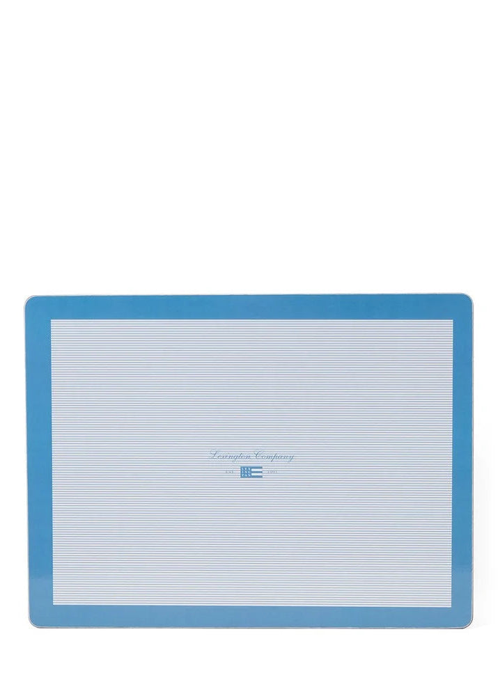 Lexington Lamin Double Sided Placemate BL/WH 2/set