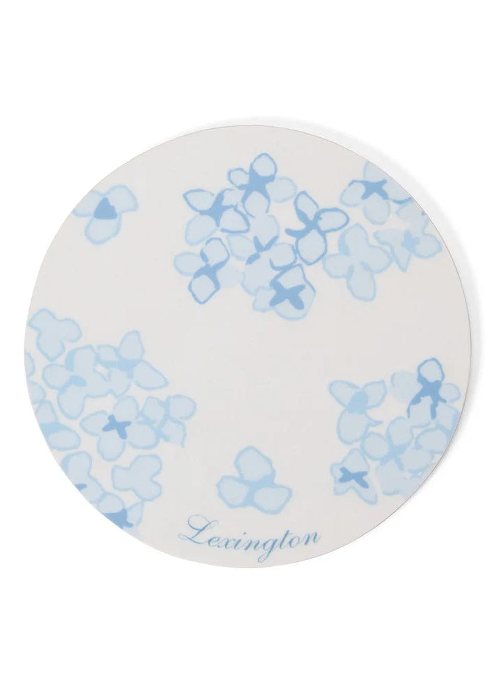 Lexington Laminated Double-Sided Coaster 4/s BL/WH