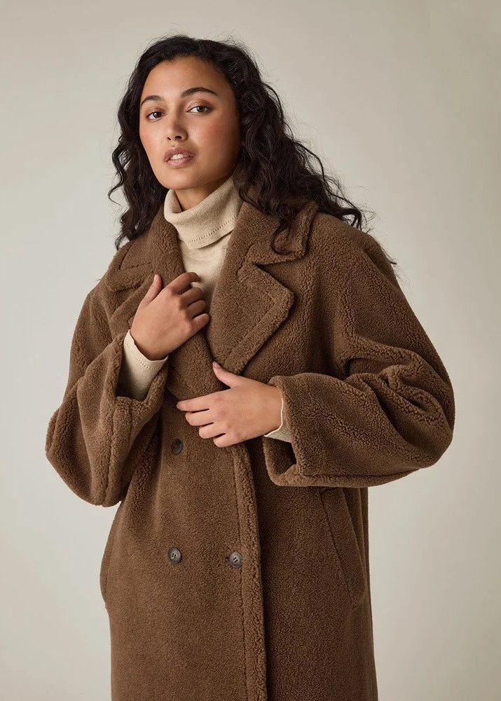 Lexington Teddy Coat Brown