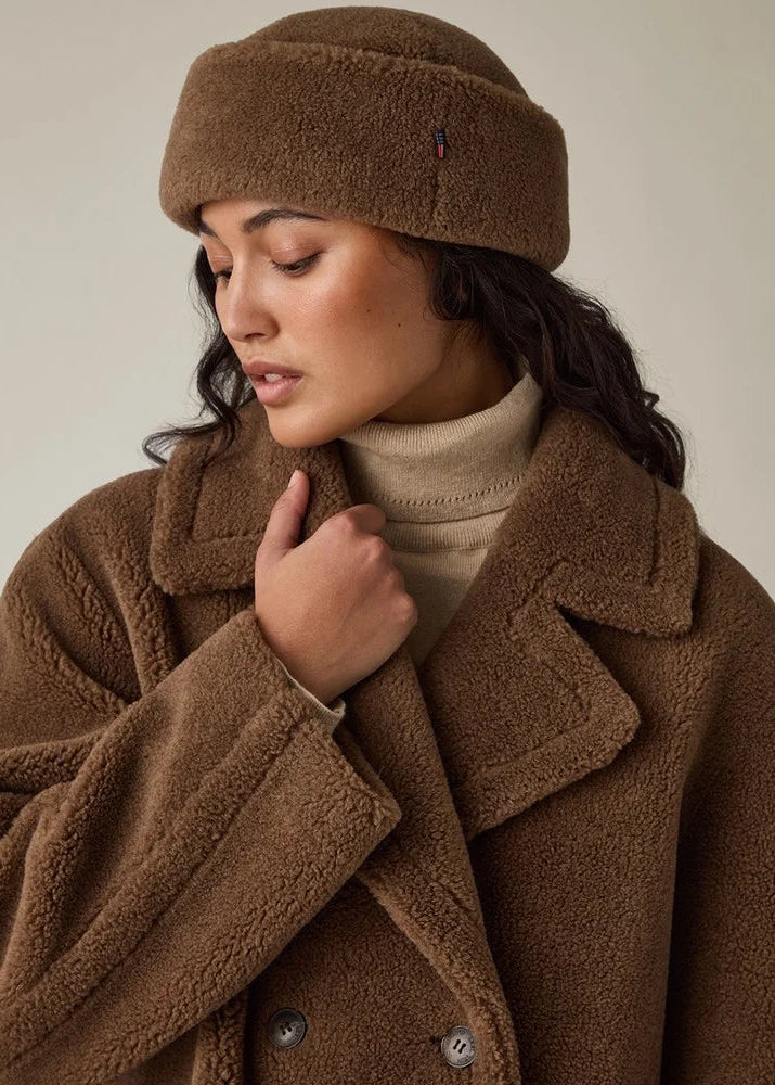 Lexington Teddy Coat Brown