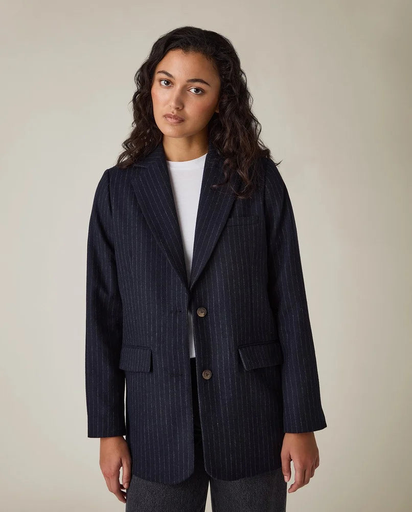 Lexington Straight Fit Blazer Dark Blue