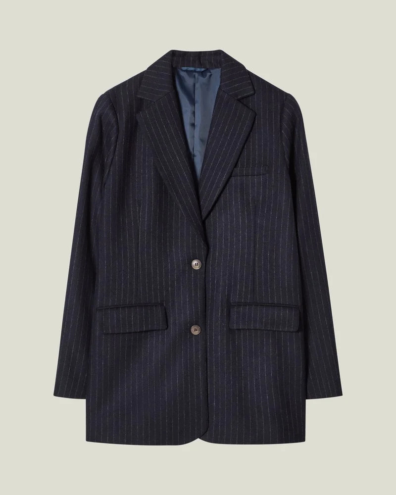 Lexington Straight Fit Blazer Dark Blue