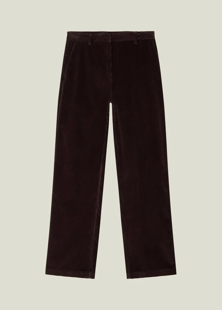 Lexington Straight Leg Corduroy Pants Dark Brown