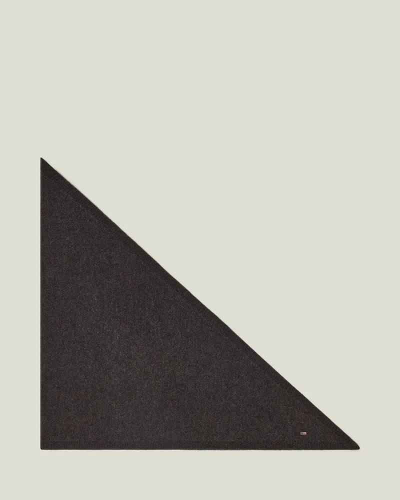 Lexington Knitted Scarf Dark Grey/Melange