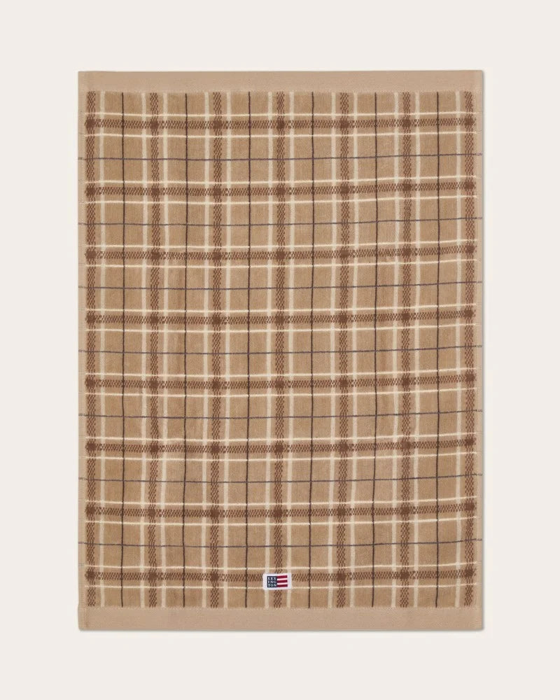 Lexington Checked Towel Set Beige