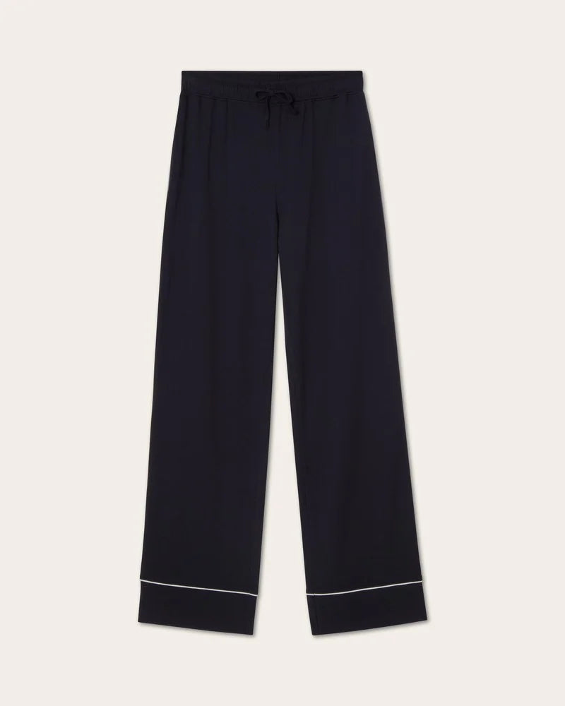 Lexington Jersey Pajama Set Dark Blue