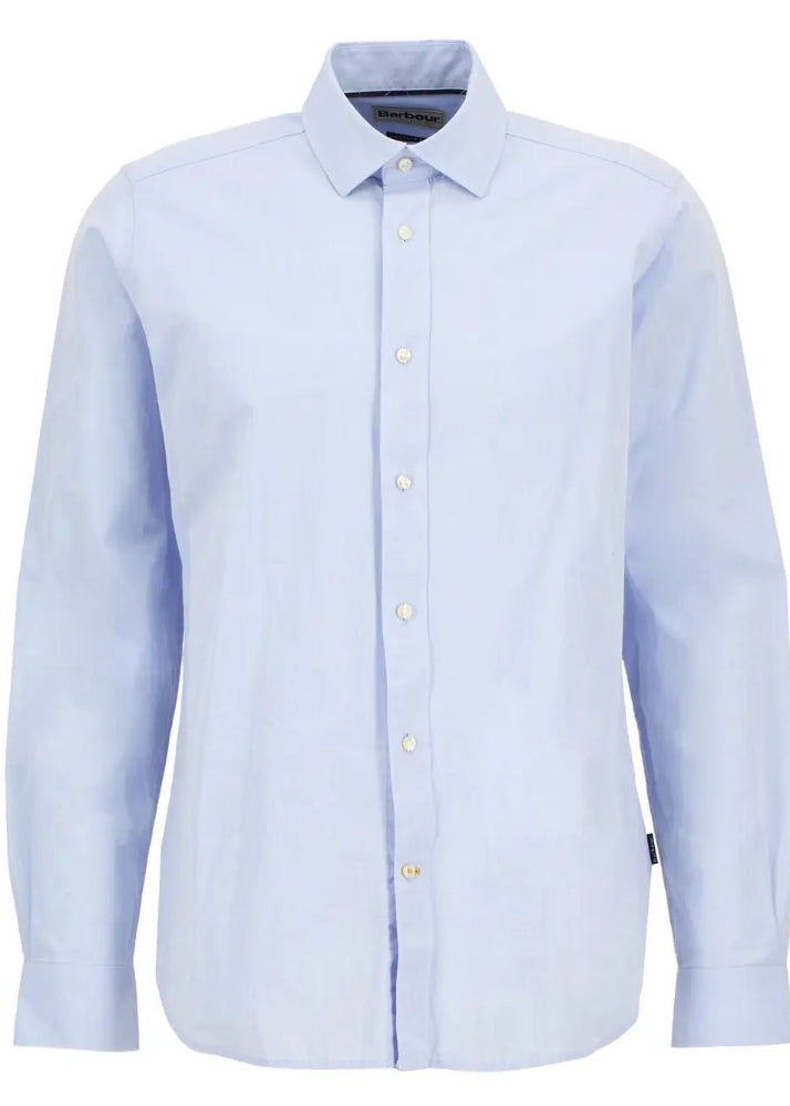 Barbour Throckley Point Shirt TS Sky