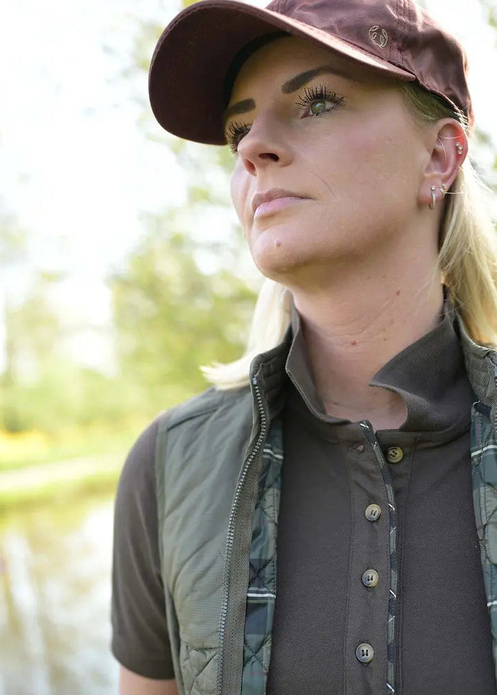 Chevalier Gwyn Polo Shirt Woman Letaher Brown