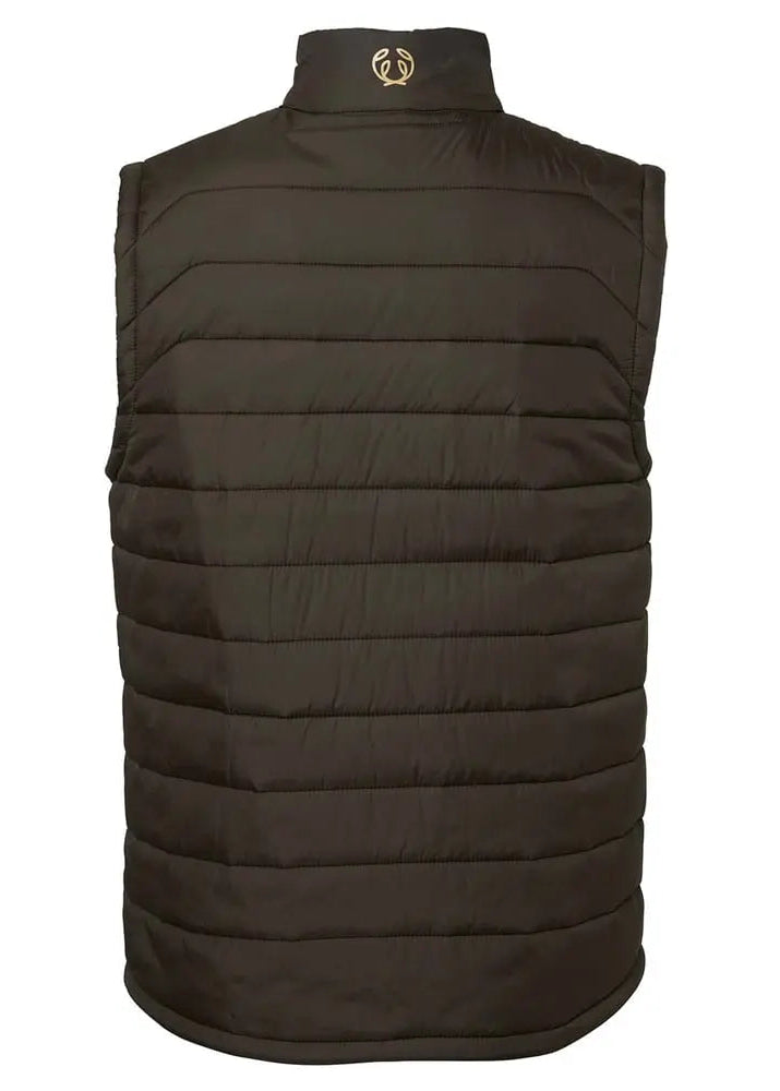 Chevalier Quintin Padded Vest Men Leather Brown