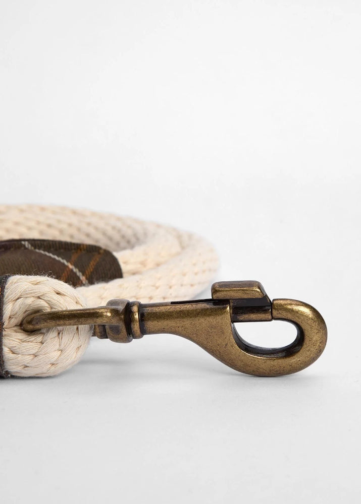 Barbour Rope Dog Lead Natural 155cm