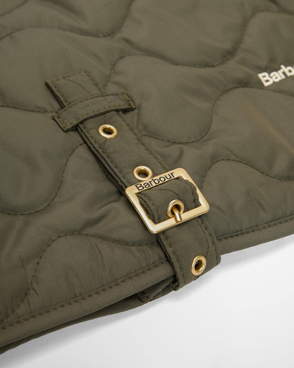 Barbour Beuth quilted Dog Coat Olive
