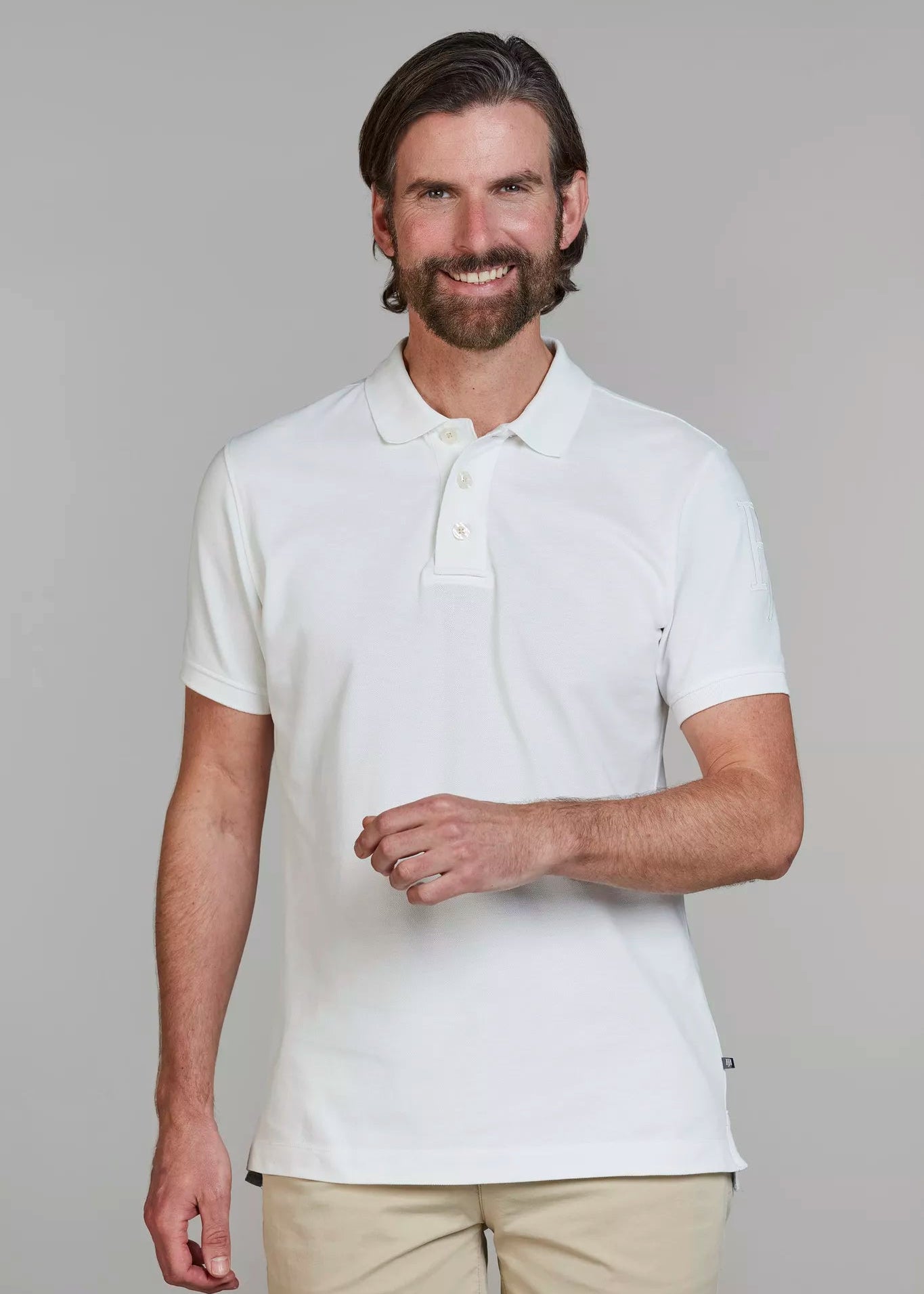 Hansen & Jacob Rough Style Polo White