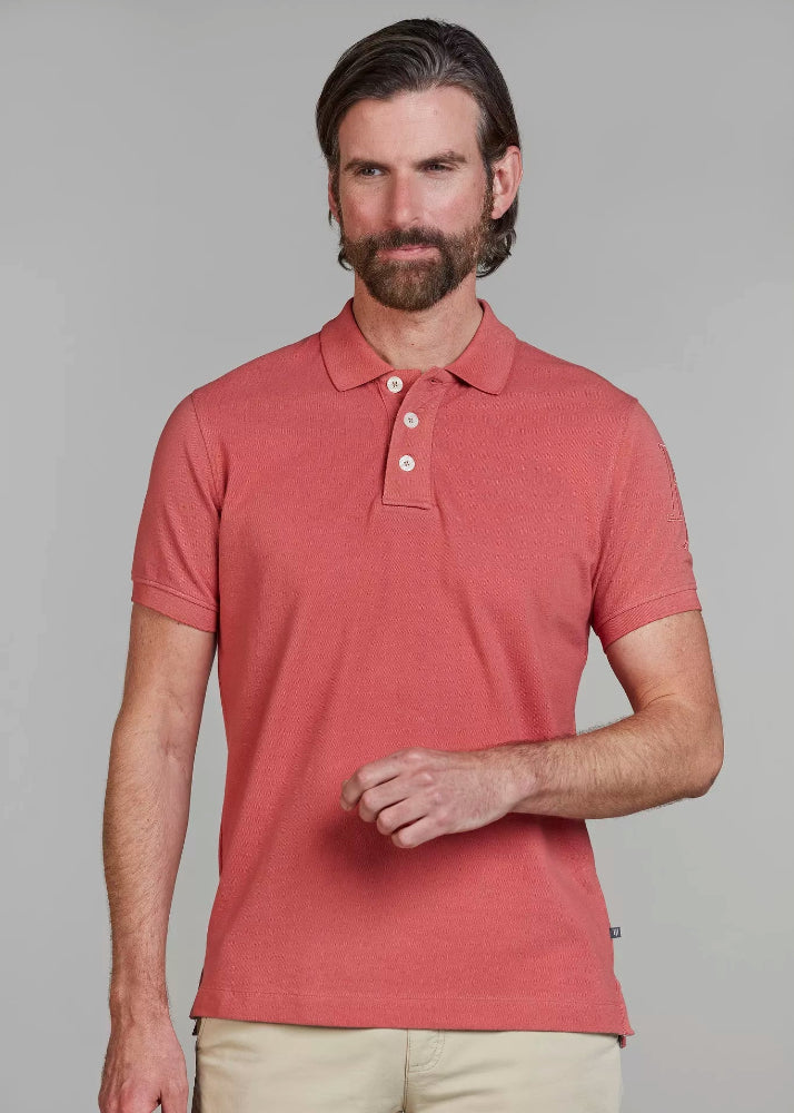 Hansen & Jacob Rough Style Polo Red