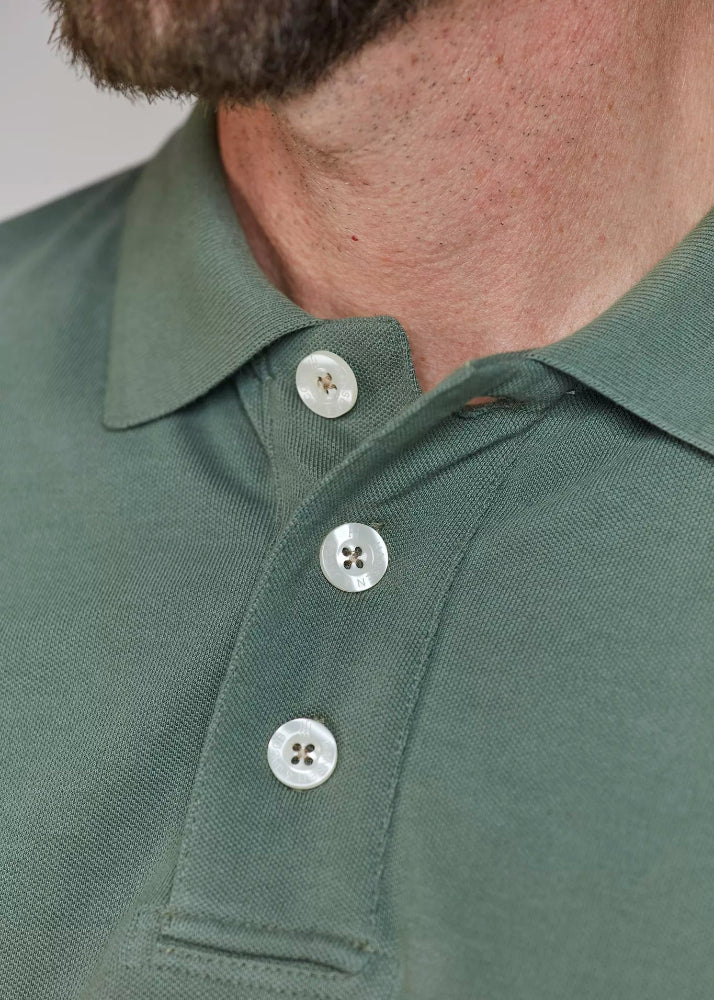 Hansen & Jacob Rough Style Polo Green