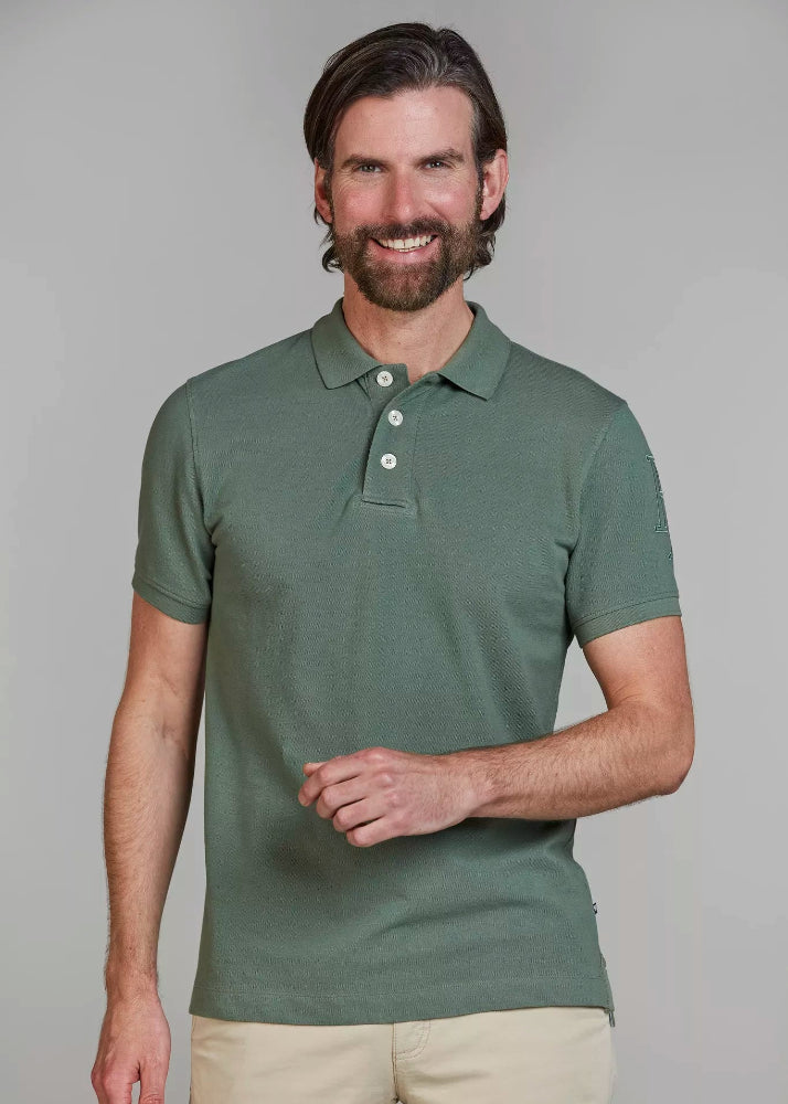 Hansen & Jacob Rough Style Polo Green