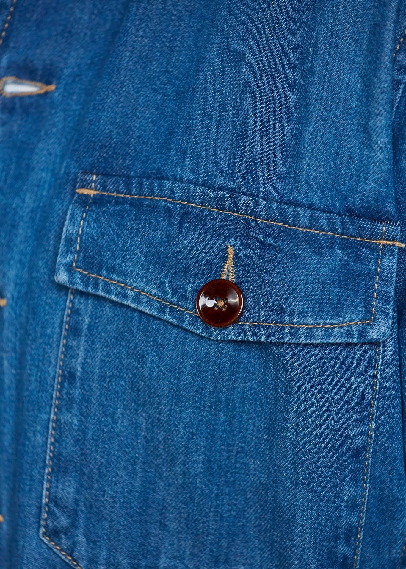 Hansen & Jacob Denim Overshirt Blue