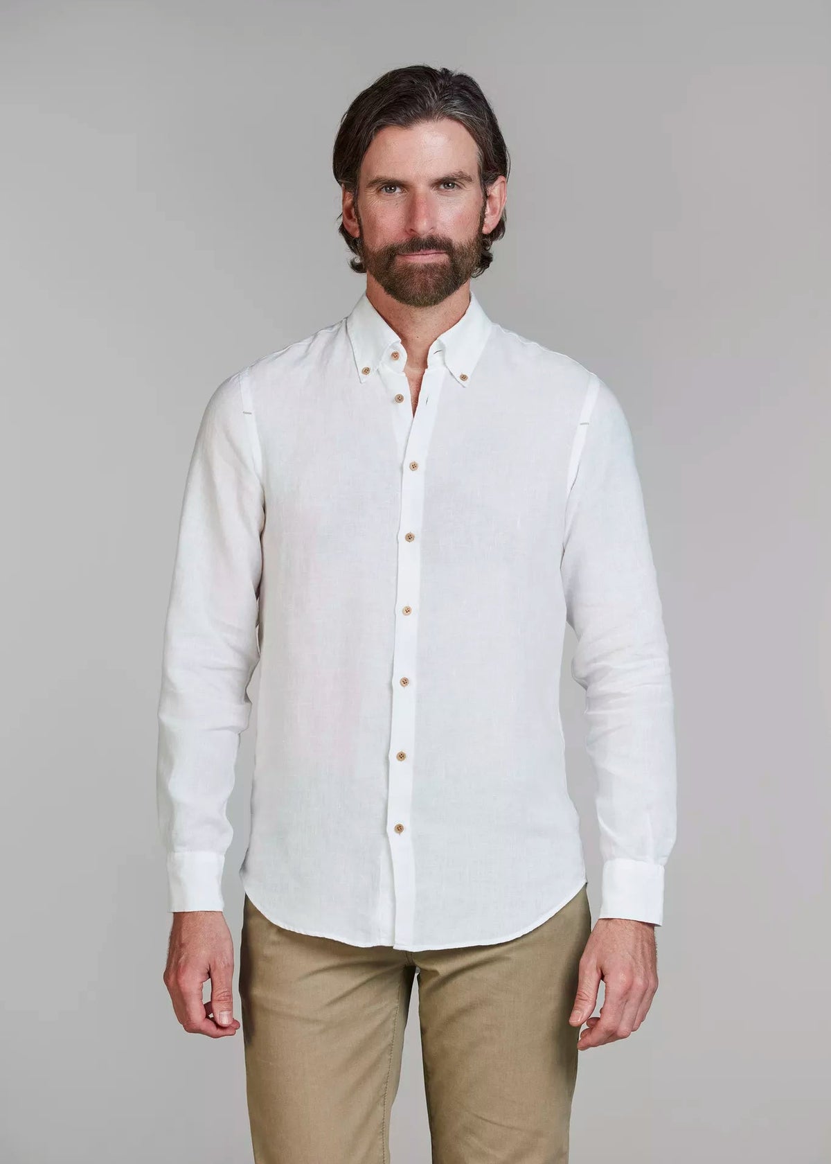 Hansen & Jacob Classic Linen Shirt White