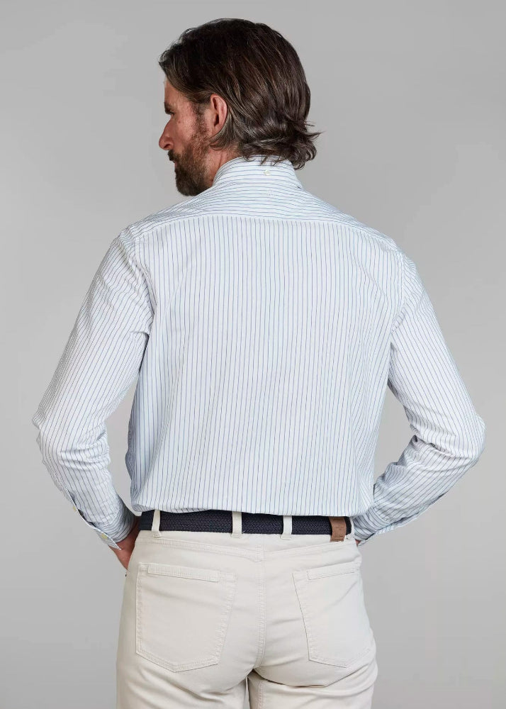 Hansen & Jacob Coastal Stripe Shirt White