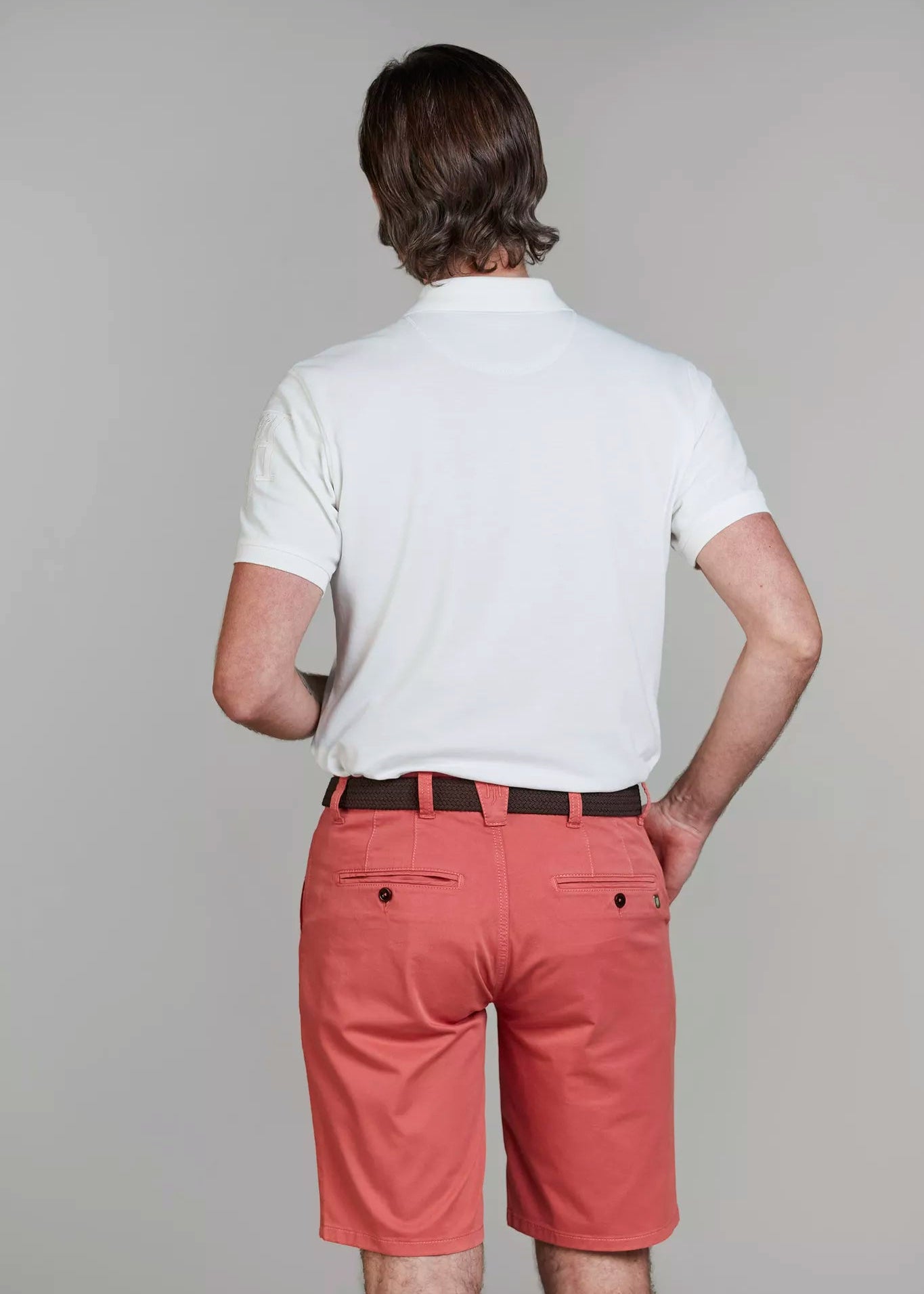 Hansen & Jacob Classic Chino Shorts Soft Red