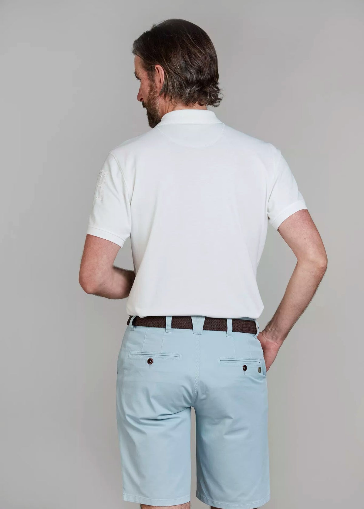 Hansen & Jacob Classic Chino Shorts Light Blue