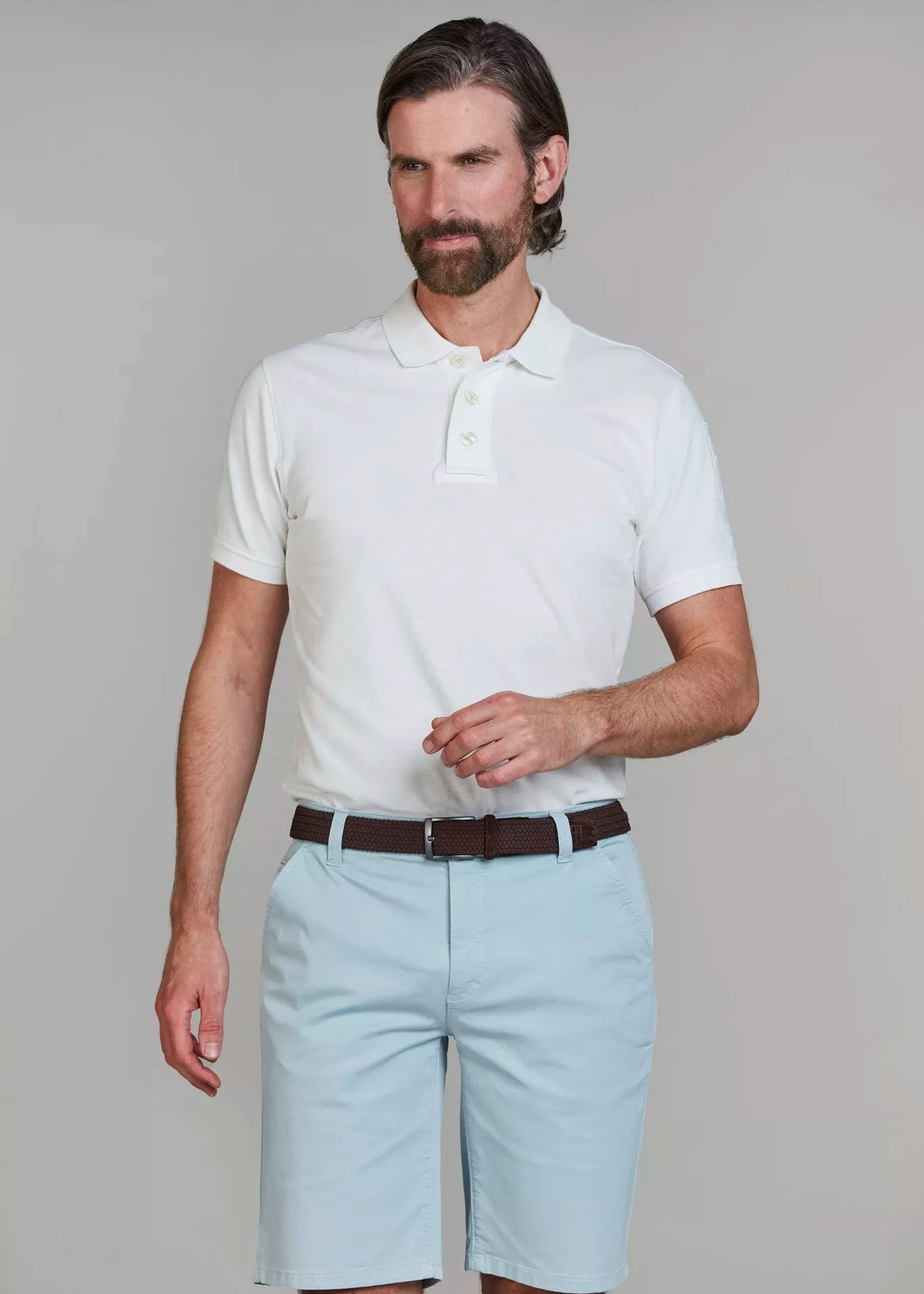 Hansen & Jacob Classic Chino Shorts Light Blue