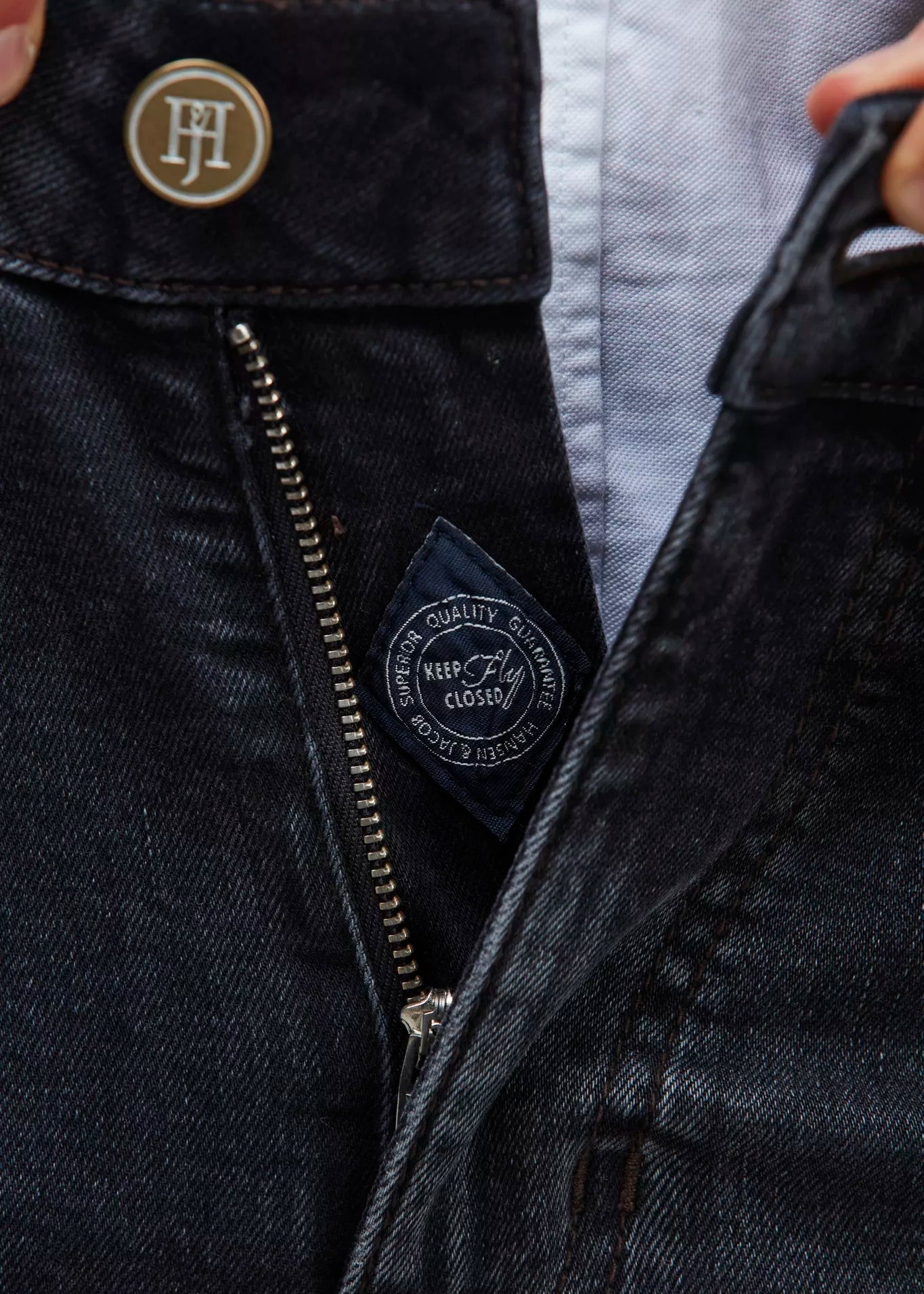 Hansen & Jacob 5-PKT SILK TOUCH GREY DENIM