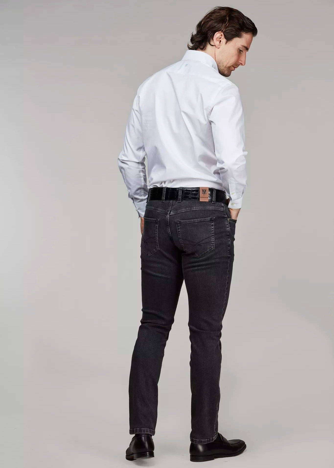 Hansen & Jacob 5-PKT SILK TOUCH GREY DENIM