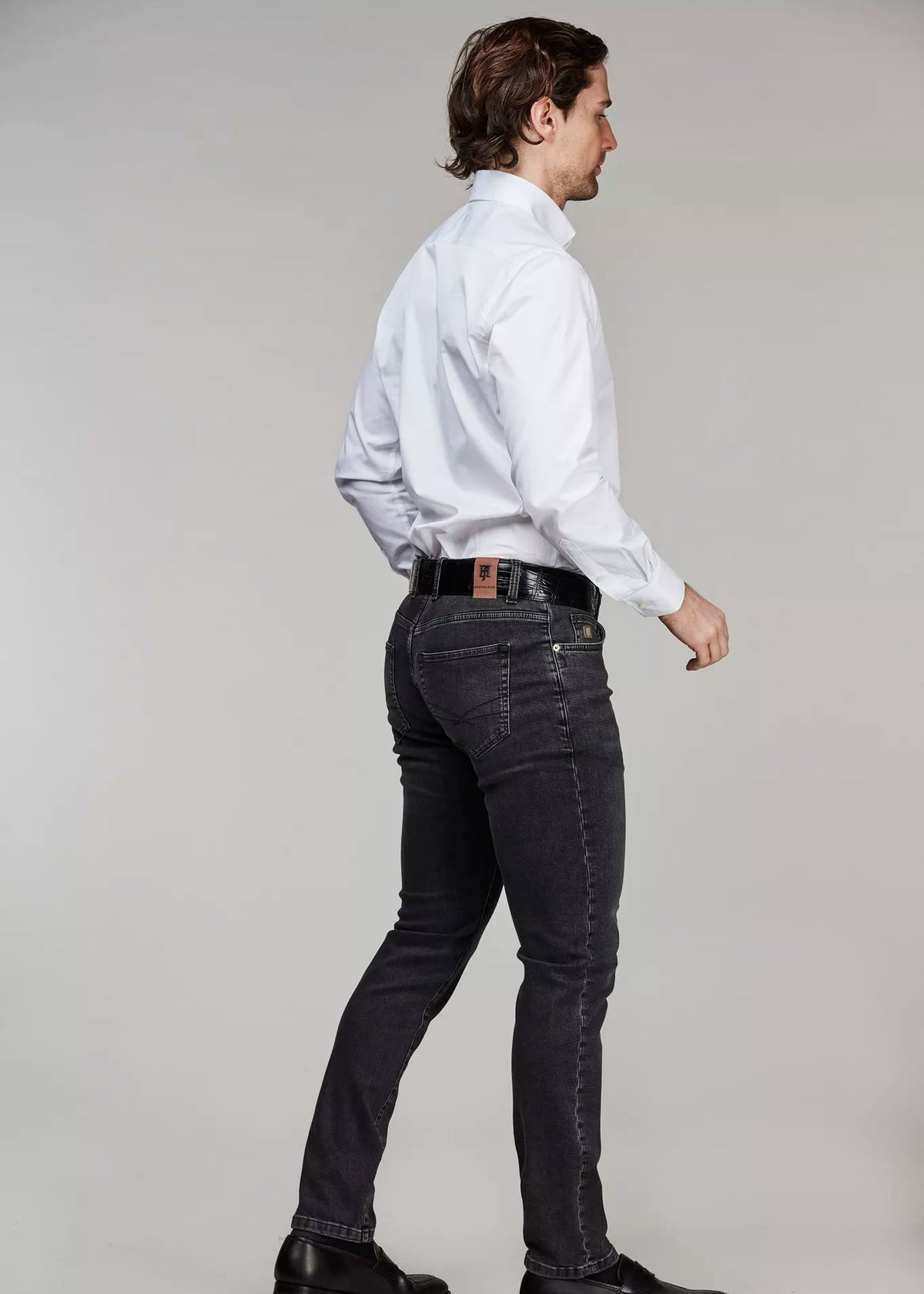 Hansen & Jacob 5-PKT SILK TOUCH GREY DENIM