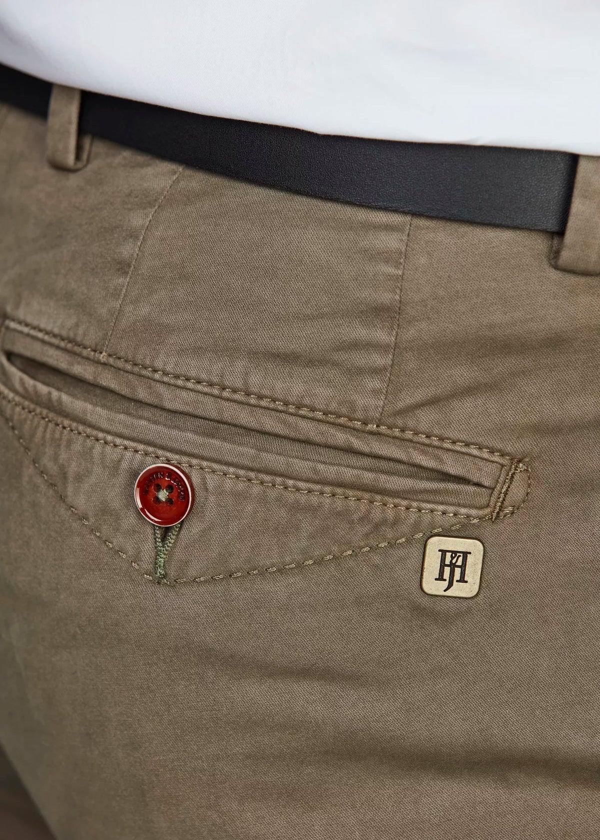 Hansen & Jacob CLASSIC CHINO AERODYN STRETCH GREEN