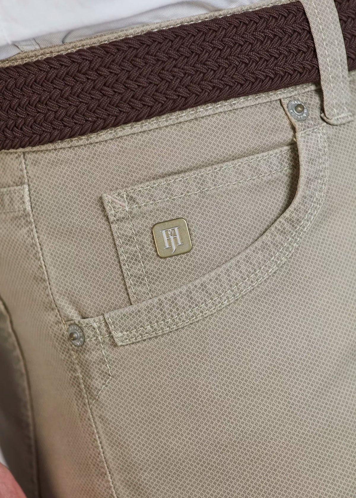 Hansen & Jacob 5-pkt cut`n sew fiji print beige