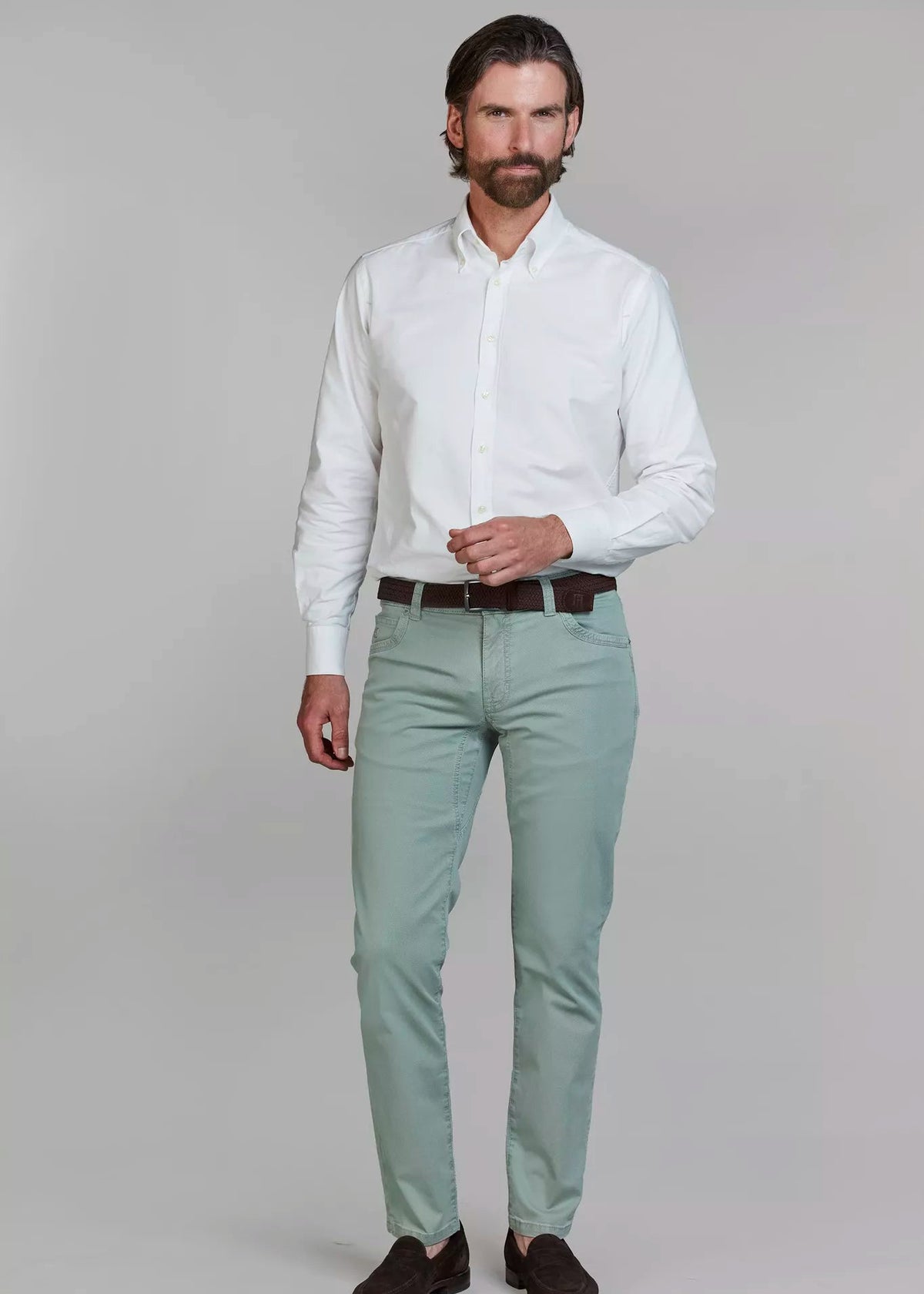 Hansen & Jacob 5-pkt cut`n sew fiji print green