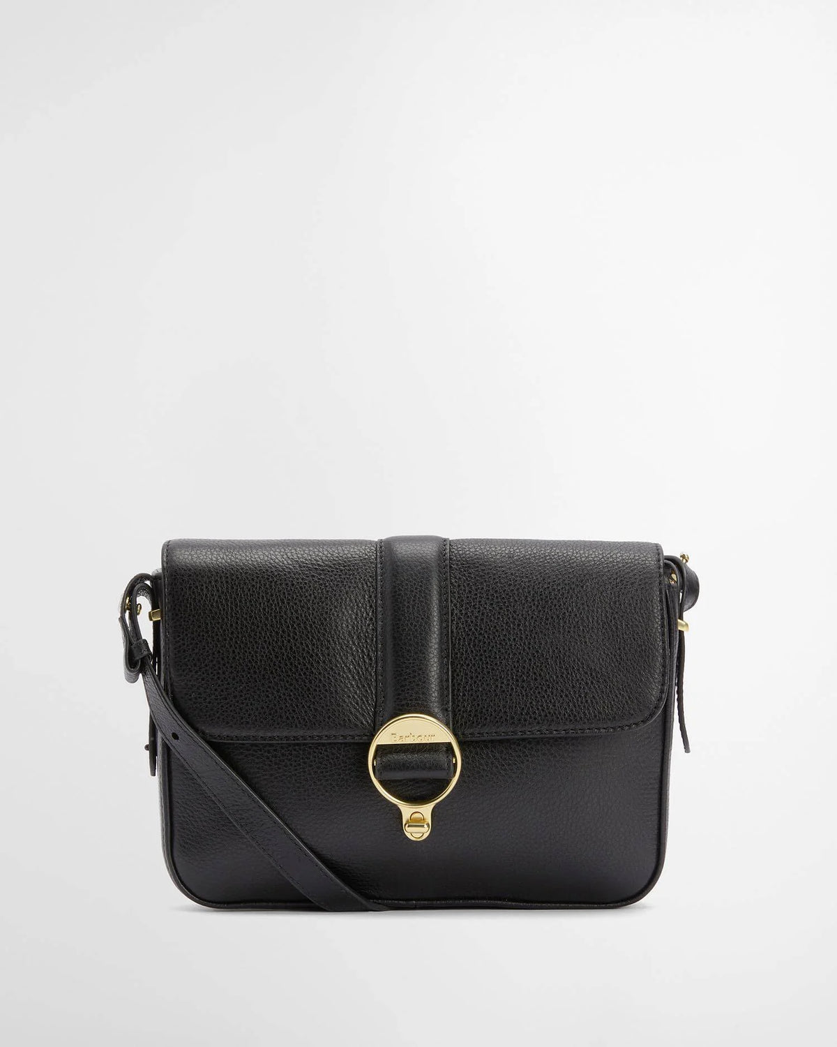Barbour Rosa Leather Crossbody Bag Black