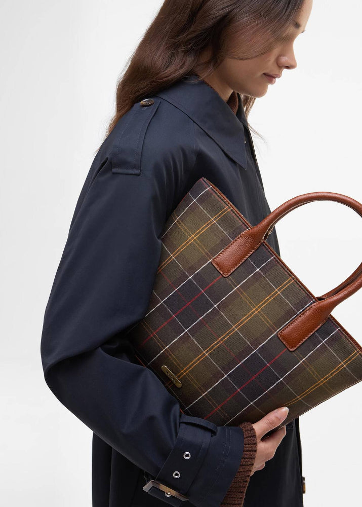 Barbour Birch Tartan Tote Bag Classic Tartan