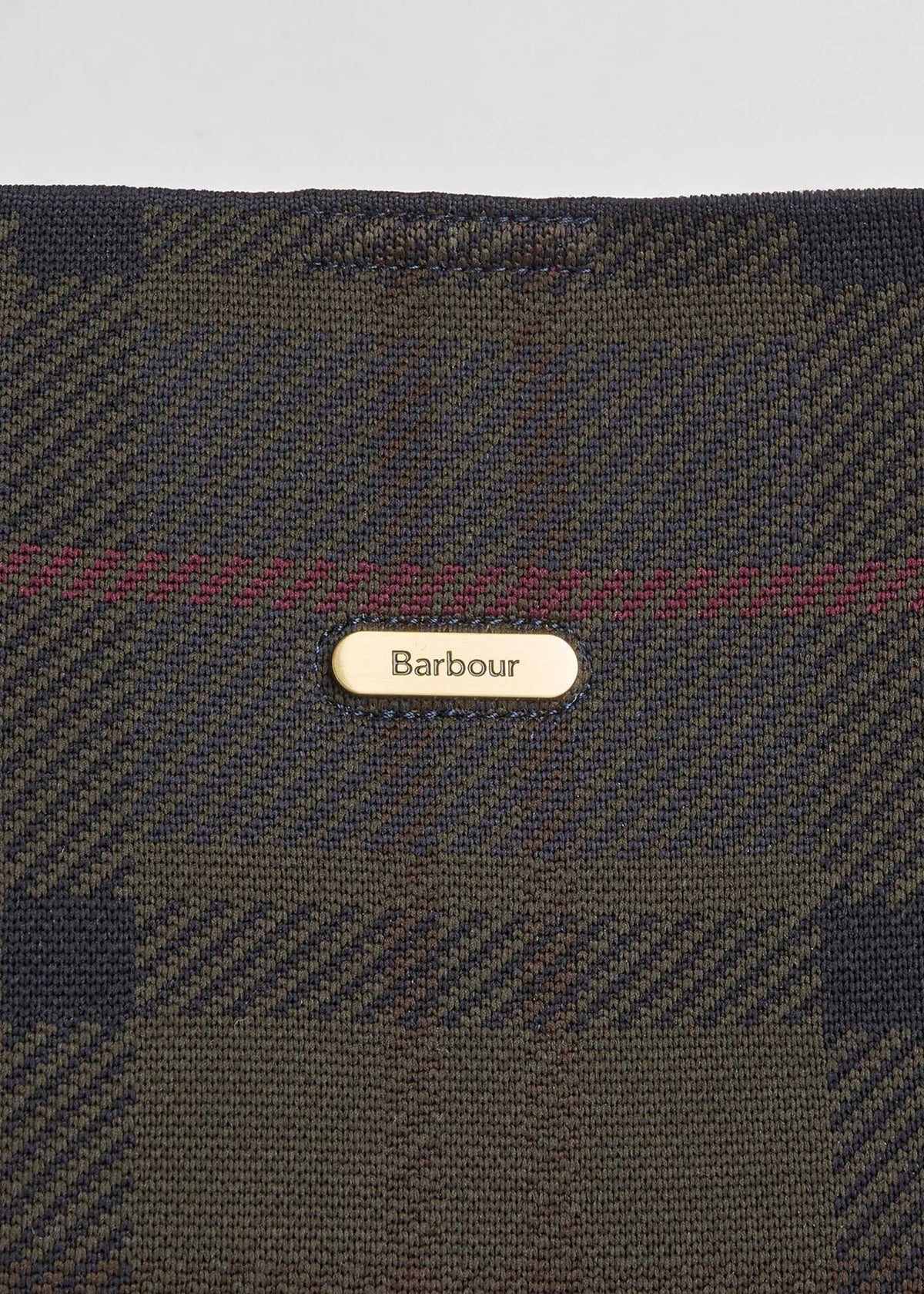 Barbour Layla Tartan Tote Bag Shadow Classic Tartan