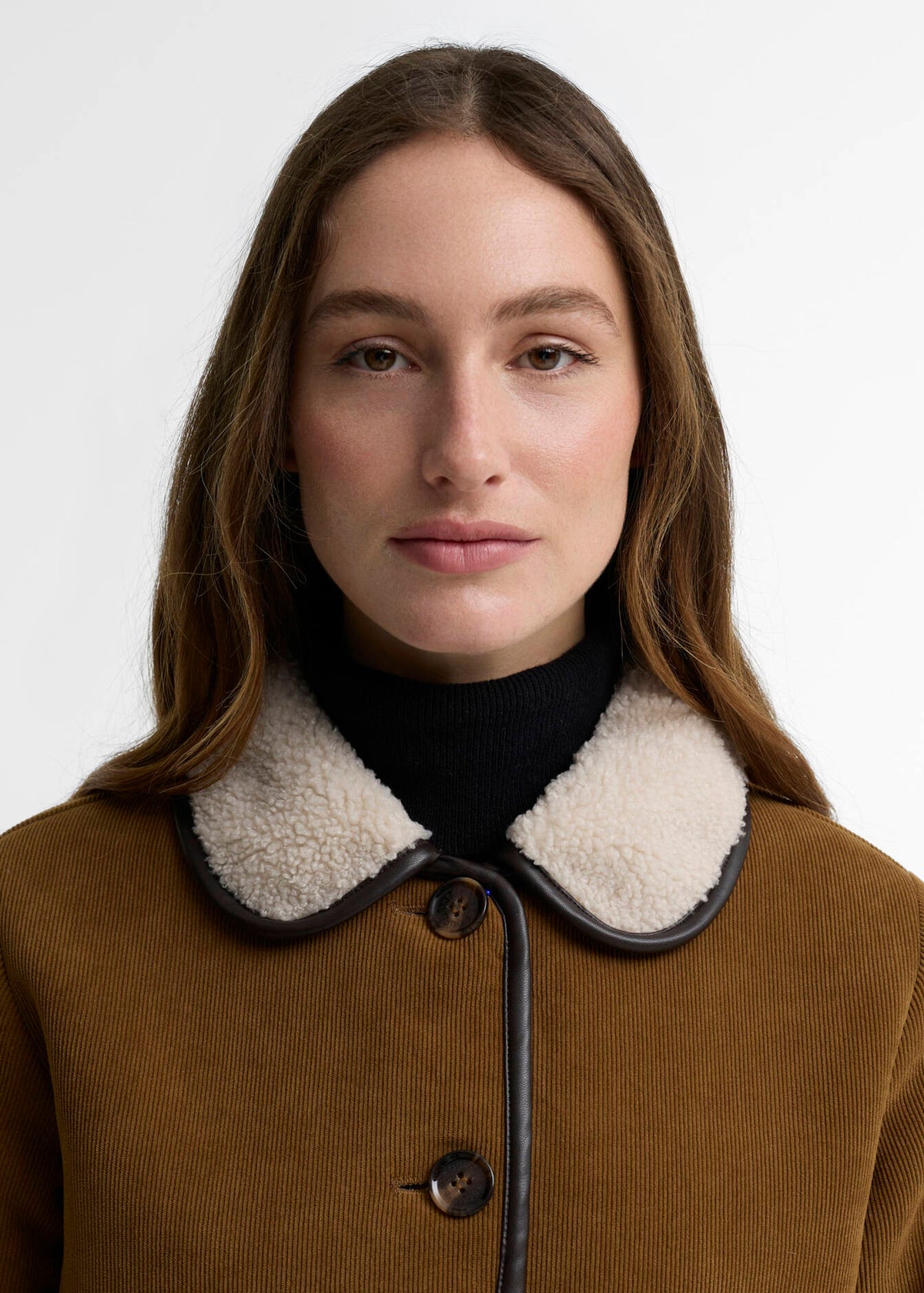 Barbour Penny Fleece Casual Jacket Brown