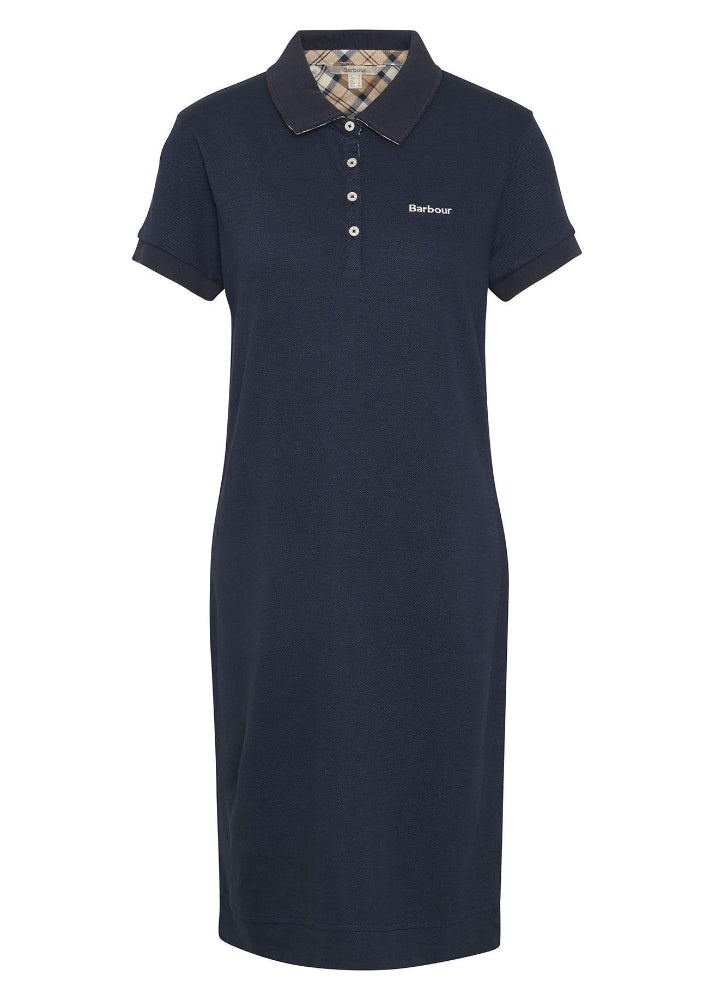 Barbour Polo Dress Navy