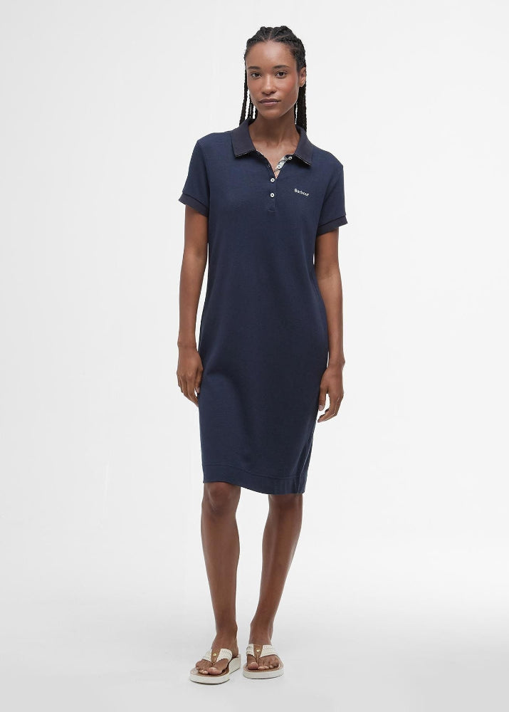 Barbour Polo Dress Navy