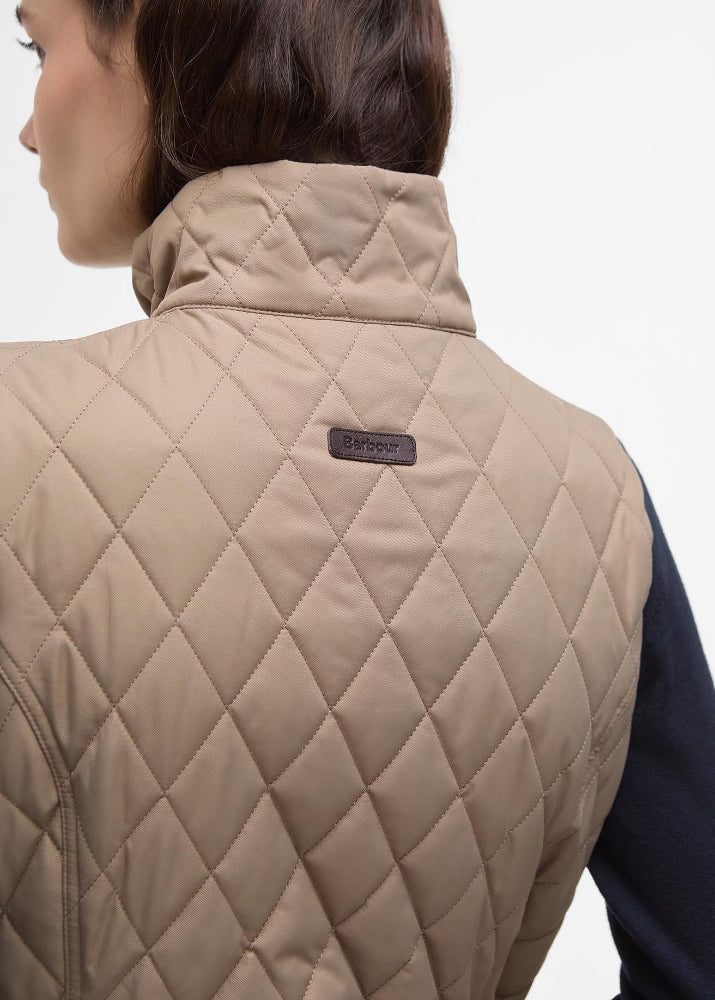 Barbour Keeper Wear Quilted Gilet Beige