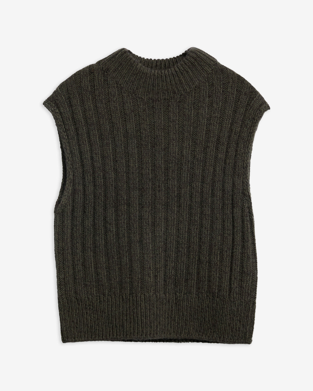 Barbour Anastasia Knitted Vest Olive Multi