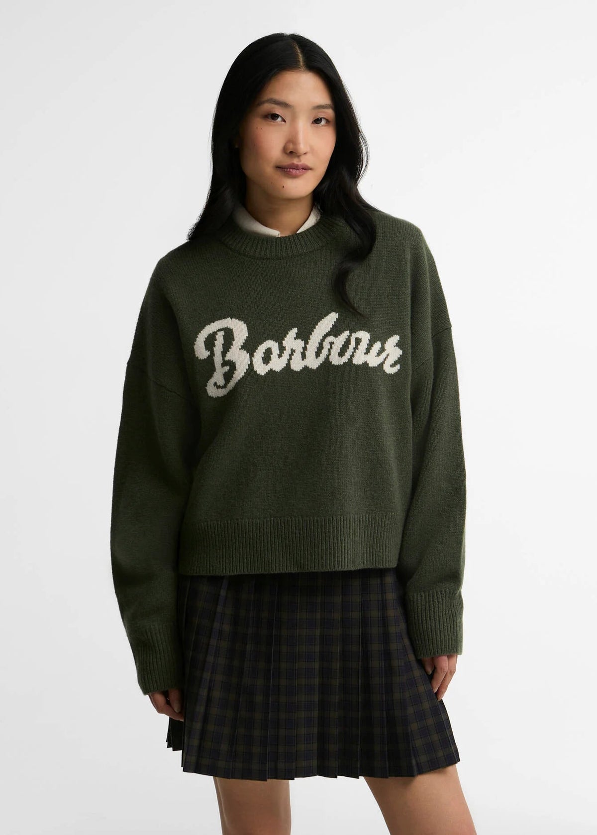 Barbour IvyBridge Knitted Jumper Olive
